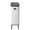 Kosz TOUCH BIN HI BO 2x30L White